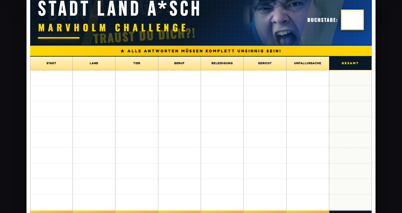 Marvholm Challenge